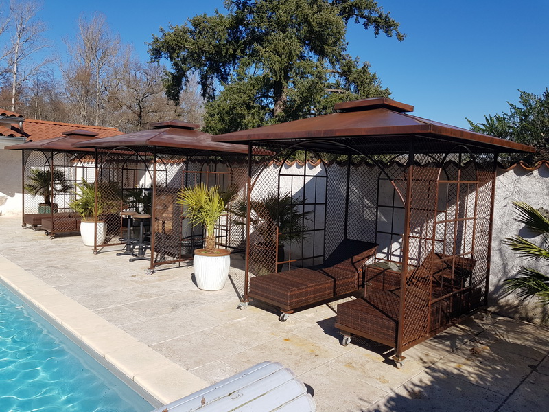 Gloriettes pour un espace piscine