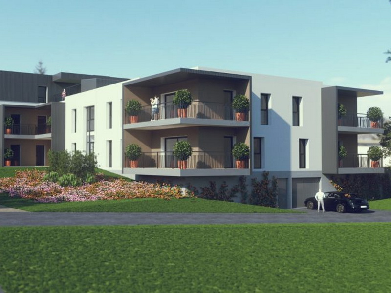 Le groupe Pallay a conçu et posé les garde-corps pour 19 appartements pour le nouveau programme immobilier à Montbrison de la société Construction du Forez .